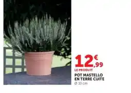 Hyper U Pot mastello en terre cuite offre