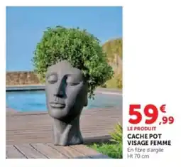 Hyper U Cache pot visage femme offre