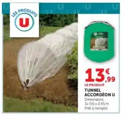 Hyper U U Tunnel accordéon offre