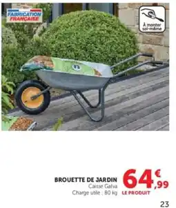 Hyper U Brouette de jardin offre