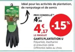 Hyper U U Gants plantation offre