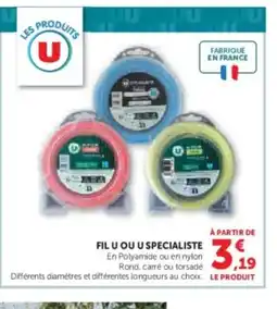 Hyper U Fil u ou u specialiste offre