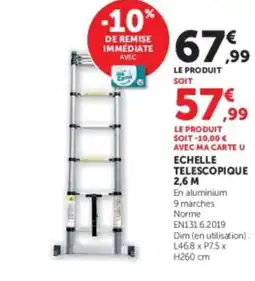 Hyper U Echelle telescopique offre