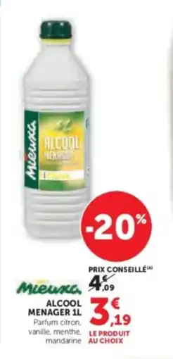 Hyper U Alcool menager offre