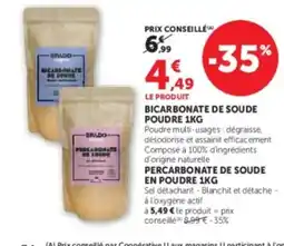 Hyper U Bicarbonate de soude poudre offre