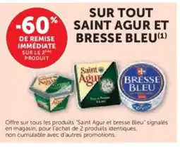 U Express SAINT AGUR ET BRESSE BLEU Sur tout offre