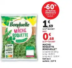 U Express BONDUELLE Mache/ roquette offre