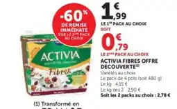 U Express ACTIVIA fibres offre decouverte offre