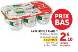 U Express RIANS La faisselle offre