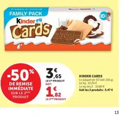 U Express KINDER Cards offre