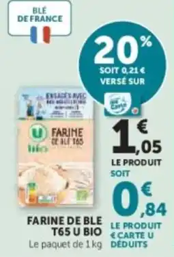 U Express Farine de ble t65 u bio offre