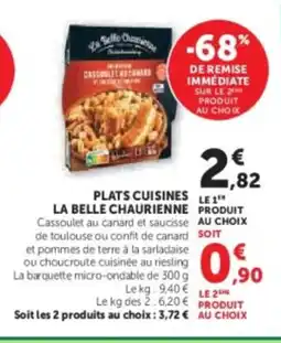 U Express LA BELLE CHAURIENNE Plats cuisines offre