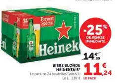 U Express HEINEKEN 5° Biere blonde offre