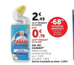 U Express CANARD Gel wc offre