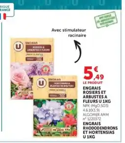U Express U Engrais rosiers et arbustes a fleurs offre