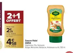 Carrefour SAMIA Sauces Halal offre