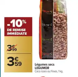 Carrefour LEGUMOR Légumes secs offre