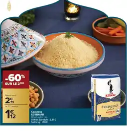 Carrefour LE RENARD Couscous offre