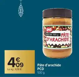 Carrefour PCD Pâte d'arachide offre
