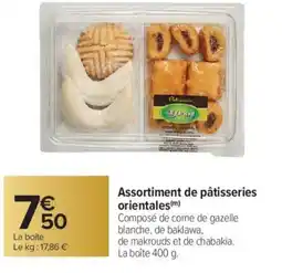 Carrefour Assortiment de pâtisseries orientales offre