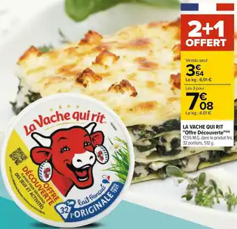 Carrefour La vache qui rit la vache qui rit "offre découverte" offre