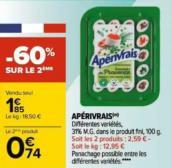 Carrefour Apérivrais apérivrais offre