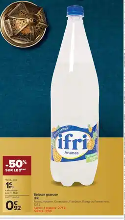 Carrefour IFRI Boisson gazeuse offre
