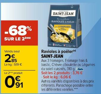 Saint-jean ravioles Ă poĂȘler
