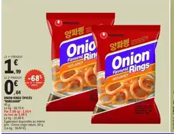 E.Leclerc NONGSHIM Onion rings épicés offre