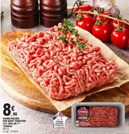E.Leclerc CHARAL Viande hachée pur boeuf tradition 15% mat.gr. offre