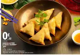 E.Leclerc AGIS Samossa au porc et épices colombo offre