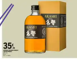 E.Leclerc AKASHI MEÏSEI Japanese blended whisky offre