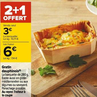 Carrefour Gratin dauphinois offre