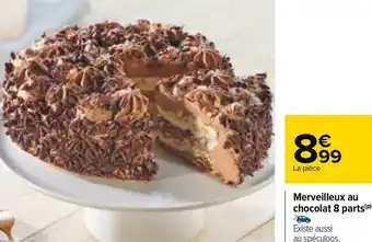 Carrefour Merveilleux au chocolat 8 parts offre