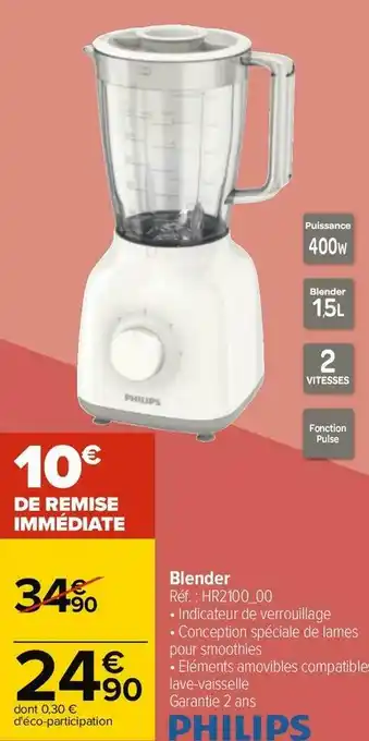 Carrefour Philips blender offre