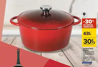 Sitram cocotte en fonte sitraslow