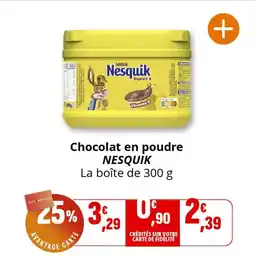Coccimarket Chocolat en poudre nesquik offre