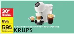 Carrefour Machine à café Multi boissons NESCAFÉ Dolce Gusto Genio S offre