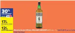 Carrefour BLENDED SCOTCH WHISKY WILLIAM LAWSON'S offre