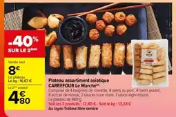Carrefour Plateau assortiment asiatique CARREFOUR Le Marché offre