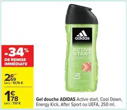 Carrefour GEL DOUCHE ADIDAS offre