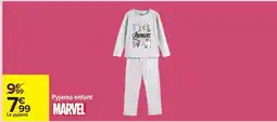 Carrefour Pyjama enfant MARVEL offre