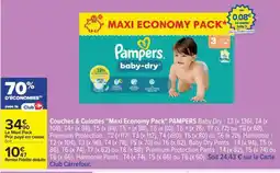 Carrefour Pampers Baby-Dry Maxi Economy Pack offre