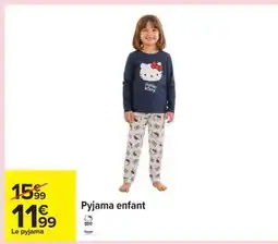 Carrefour Pyjama enfant offre