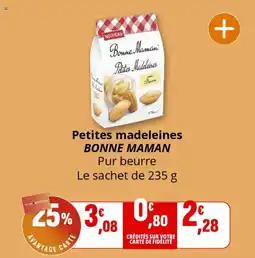 Coccimarket Petites madeleines bonne maman offre