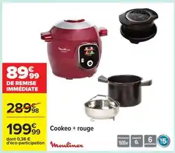 Carrefour Cookeo + rouge offre