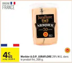 Carrefour Morbier A.O.P. JURAFLOR offre