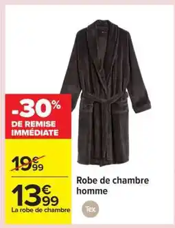 Carrefour Robe de chambre homme offre