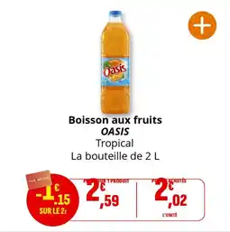 Coccimarket Boisson aux fruits oasis offre