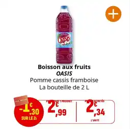Coccimarket Boisson aux fruits oasis offre